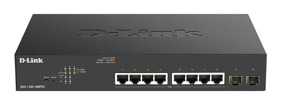 Produktfoto 1 von D-Link Wi-Fi Smart Switch PoE 10-Port Managed, Smart EU