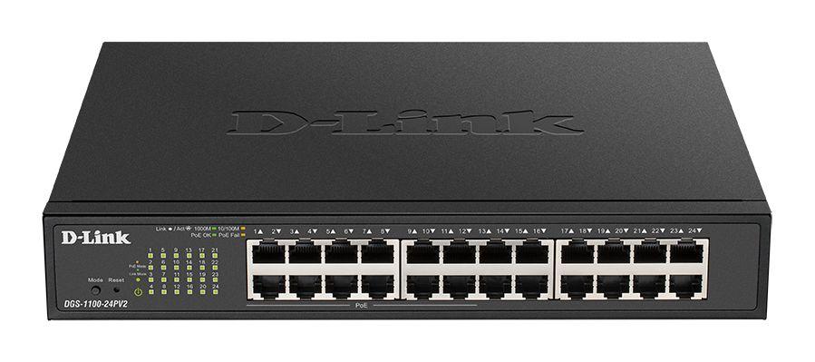 Produktfoto 1 von D-Link D-Link 24 Smart Switch PoE 24-Port Managed, Smart EU