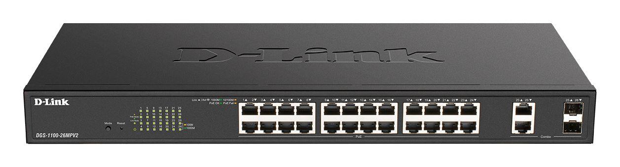 Produktfoto 1 von D-Link Smart Switch PoE 26-Port Managed, Smart EU