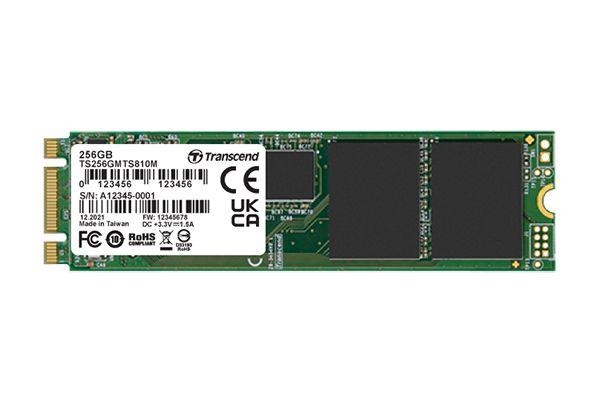 Produktfoto 1 von Transcend MTS810M., M.2 Intern SSD-Laufwerk SATA III Industrieausführung, MLC, 128 GB, SSD