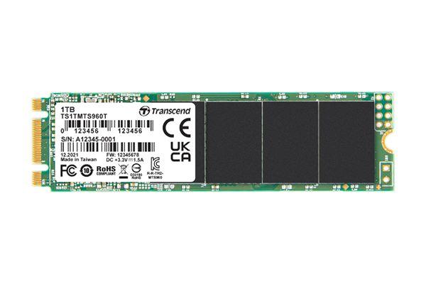 Produktfoto 1 von Transcend MTS960T., M.2 Intern SSD-Laufwerk SATA III Industrieausführung, 128 GB, SSD