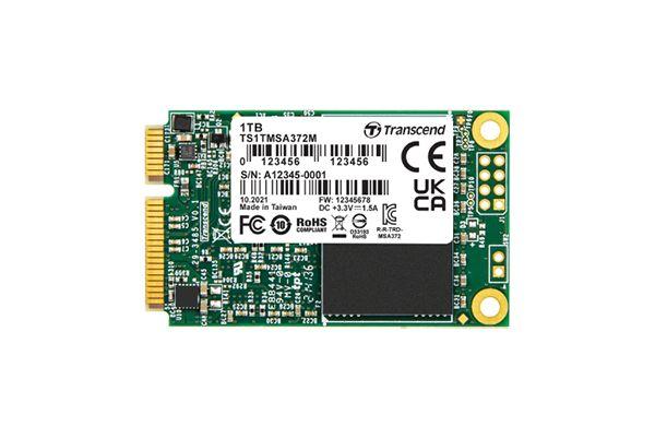 Produktfoto 1 von Transcend MSA372I, mSATA Intern SSD-Laufwerk SATA III Industrieausführung, MLC, 16 GB, SSD