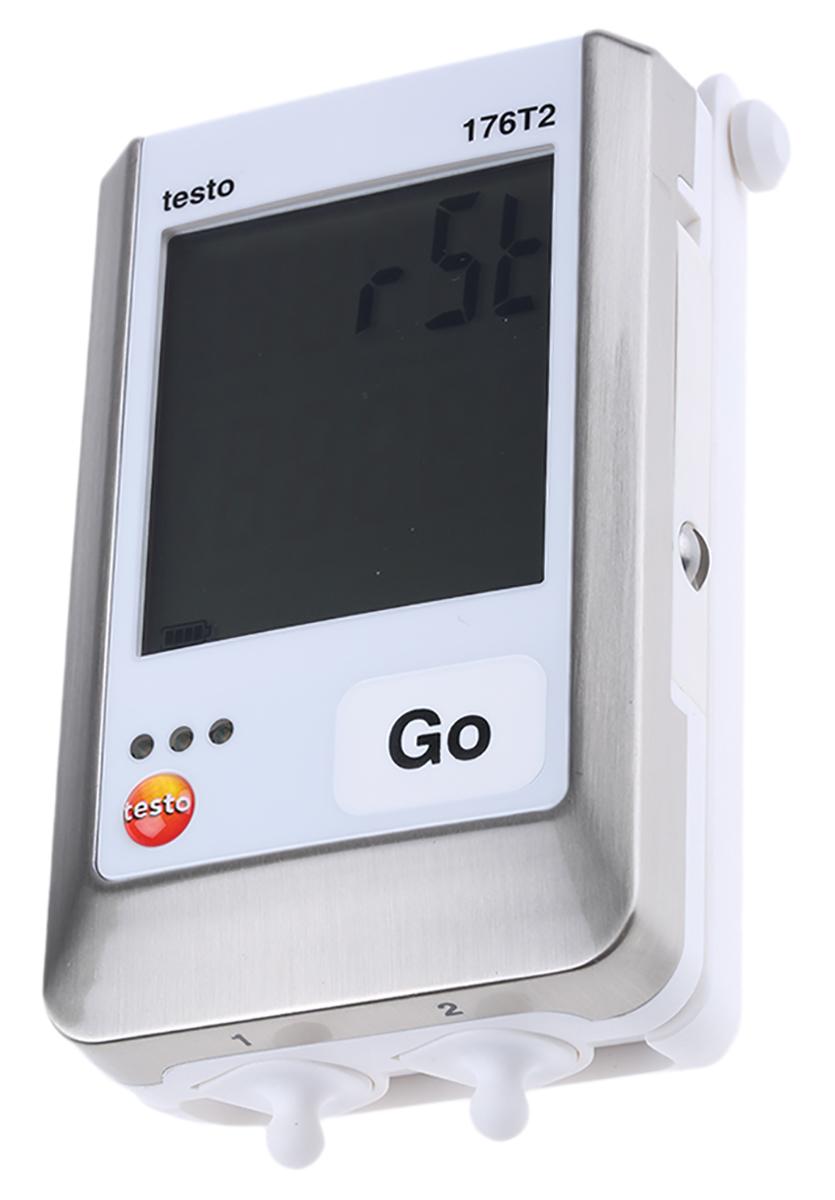 Testo 2-Kanal Temperatur Datenlogger, -35°C → +70°C, Sensor PT100