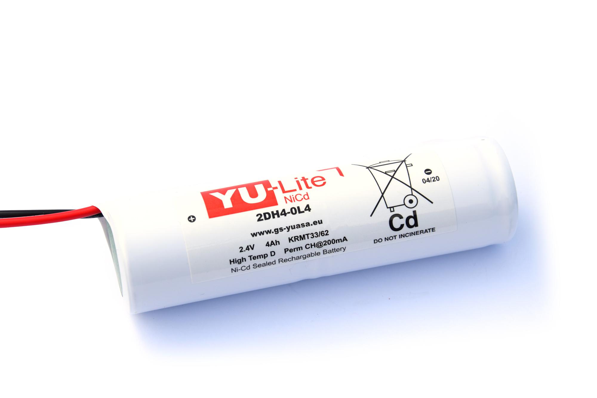 Produktfoto 1 von Yuasa 2DH4-0L4 D Batterie, 2.4V NiCd