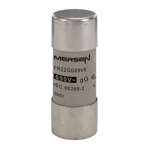 Mersen Feinsicherung gG / 6A 22.2 x 58mm 690V ac Keramik