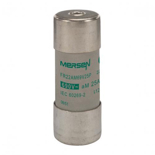 Mersen Feinsicherung aM / 25A 22.2 x 58mm 690V ac Keramik