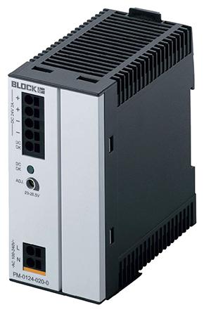 Produktfoto 1 von Block PM DIN-Schienen Netzteil 48W, 85 → 264V ac, 24V dc / 2A