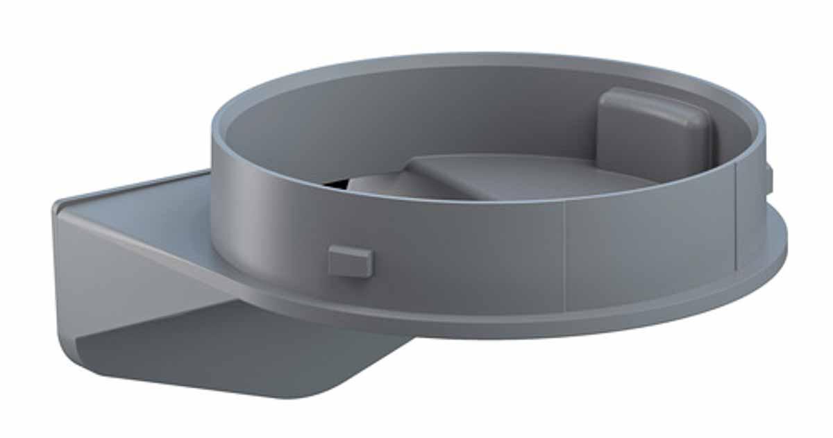 Werma EvoSIGNAL Montagehalterung Grau, Montagesockel, 90 x 85 x 53 mm, IP66