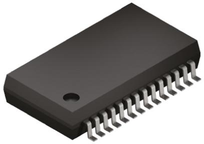 Produktfoto 1 von Analog Devices 24 Bit Audio-DAC AD1955ARSZ, Dual 192ksps SSOP, 28-Pin, Interface Seriell (SPI)