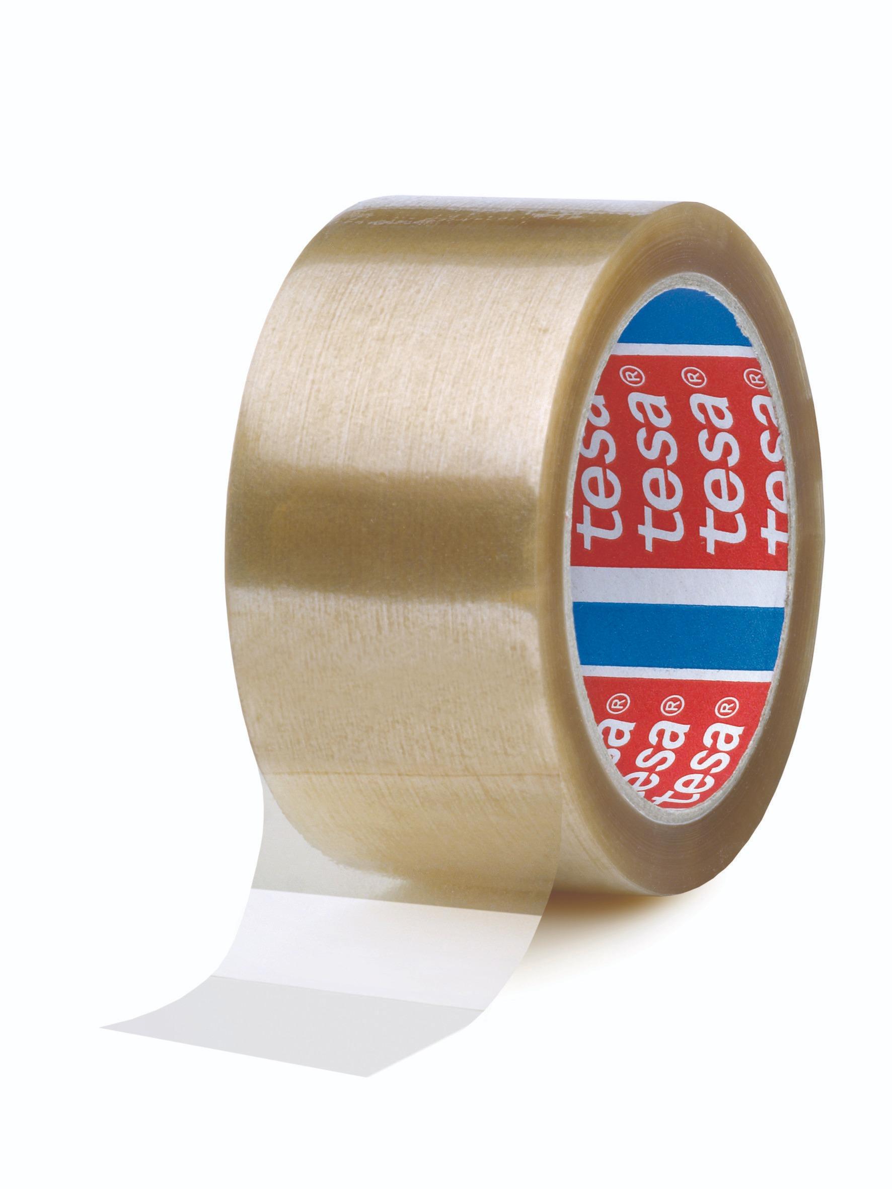 Tesa 4089 Paketband, PP, transparent, Stärke 46μm, 50mm x 1000m