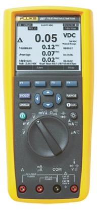 Produktfoto 1 von Fluke 287 HandVGA Digital-Multimeter, CAT III, CAT IV 1000V ac / 10A ac, 500MΩ, ISO-kalibriert