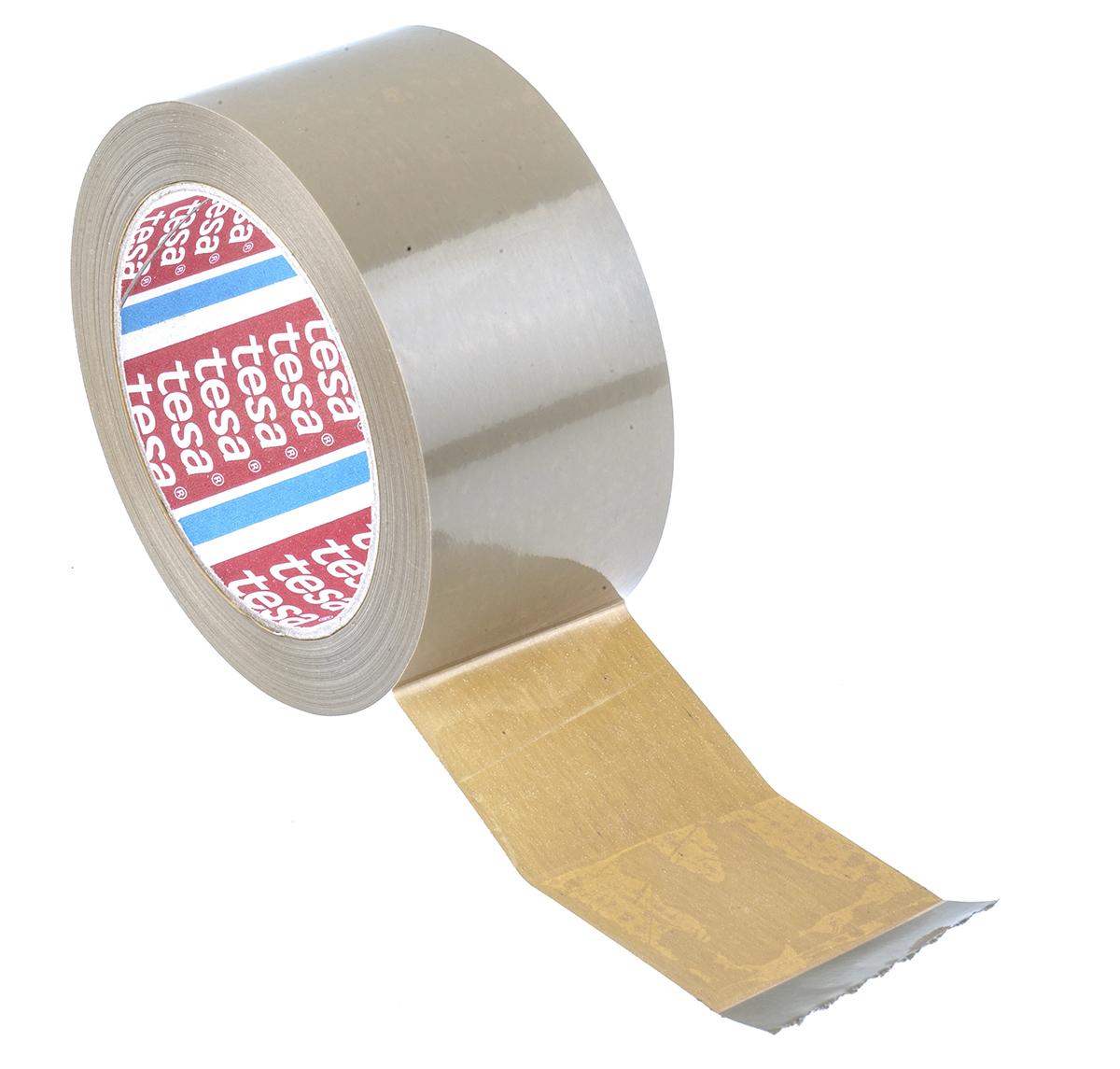 Produktfoto 1 von Tesa 4124 Paketband, PVC, bronzefarben, Stärke 65μm, 50mm x 66m