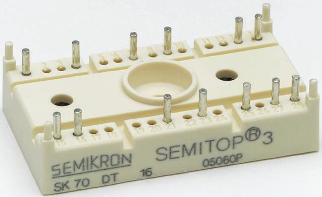 Produktfoto 1 von Semikron SCR Modul Thyristormodul 68A SEMITOP3 1600V 0.45kA