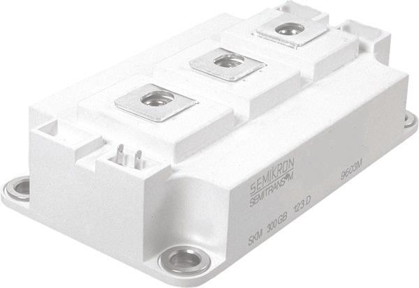 Produktfoto 1 von Semikron IGBT-Modul / 260 A ±20V max., 1700 V, 7-Pin SEMITRANS3 N-Kanal