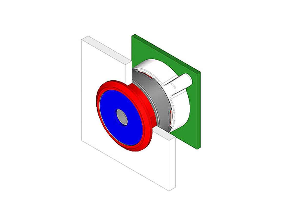 Produktfoto 1 von EAO Modularschalter-Betätiger Drucktasten-Betätigungselement für Serie 84