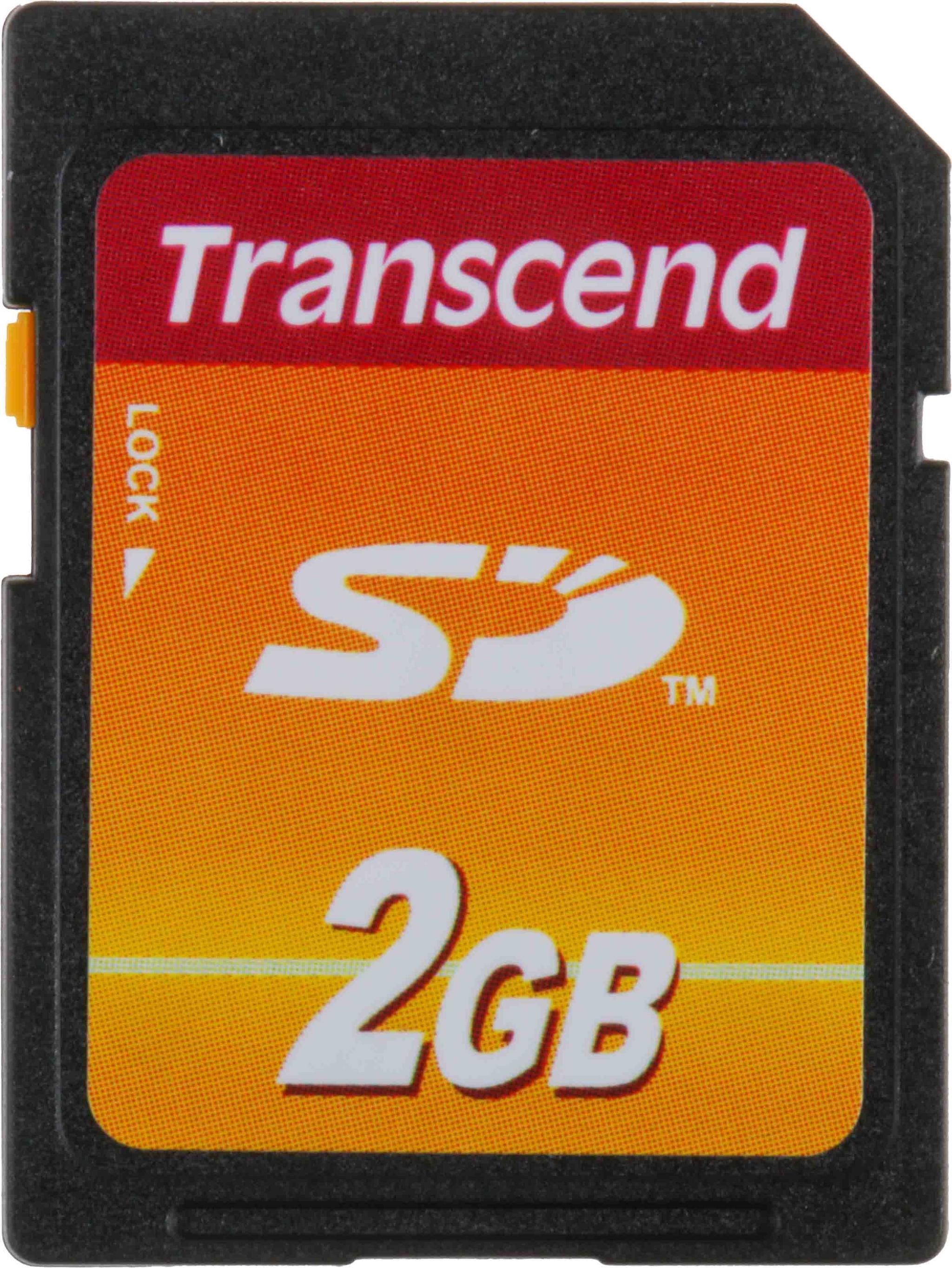 Produktfoto 1 von Transcend SD SD-Karte 2 GB Class 1, MLC