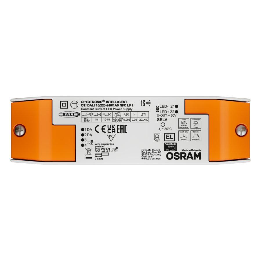 Produktfoto 1 von Osram LED Konstantspannungs-Treiber 220 → 240 V LED-Treiber, Ausgang 10 → 54V / 150 → 1050mA,