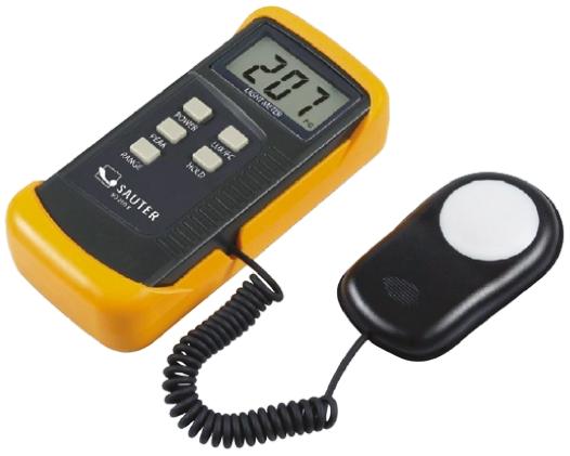 Sauter SO 200K Luxmeter mit Photodiode, bis 200000lx, 0,1 lx, ISO-kalibriert