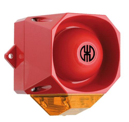 Produktfoto 1 von Werma 439 Xenon Blitz-Licht Alarm-Leuchtmelder Rot/Gelb, 9 → 60 V