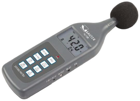 Produktfoto 1 von Sauter SU 130 LCD Schallpegelmessgerät 30dB 130dB ISO 961-200 0,1 dB A, ISO-kalibriert