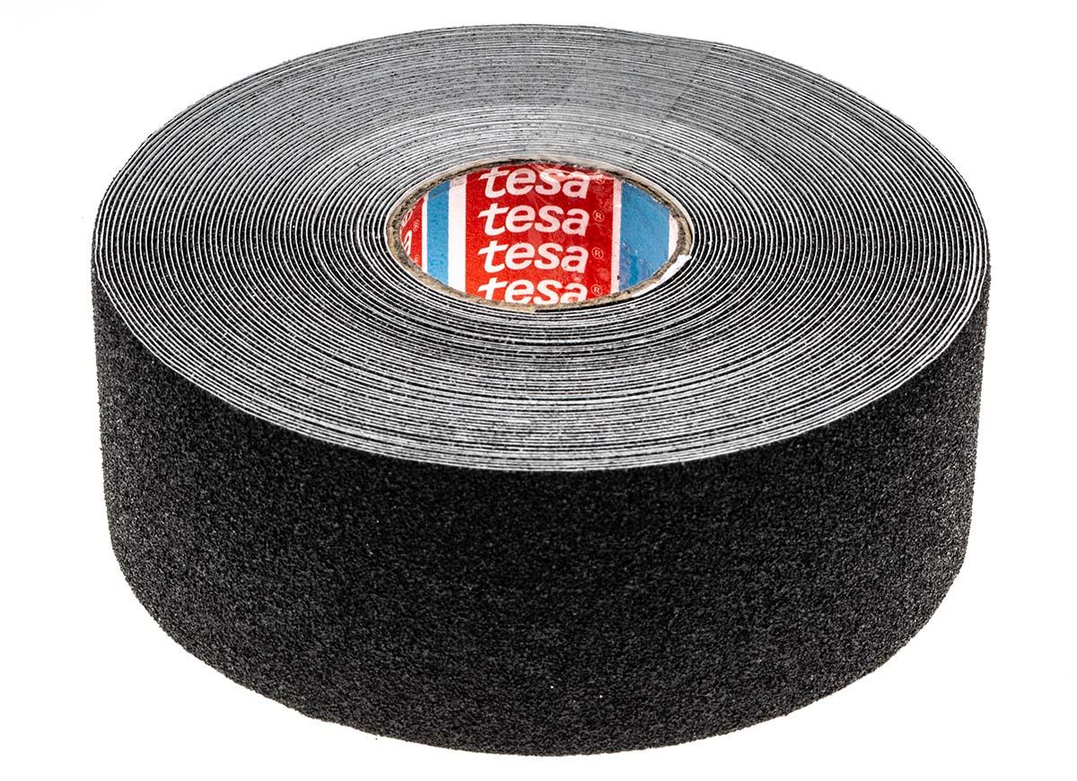 Produktfoto 1 von Tesa PVC Antirutschklebeband Schwarz Typ Rutschhemmendes Band, Stärke 0.81mm, 50mm x 15m