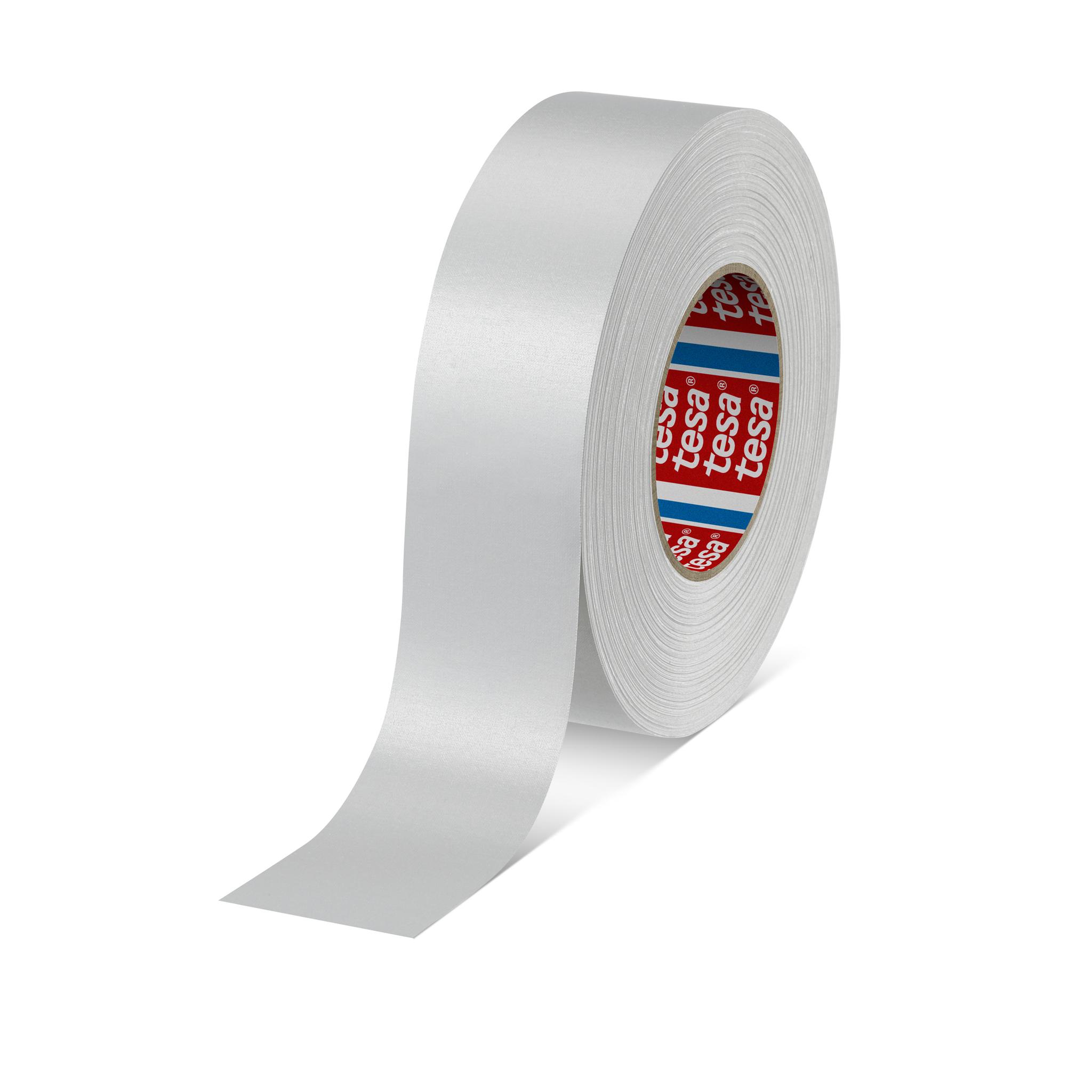 Tesa 4651 Panzerband, Acrylbeschichtetes Tuch Weiß, 0.31mm x 50mm x 50m