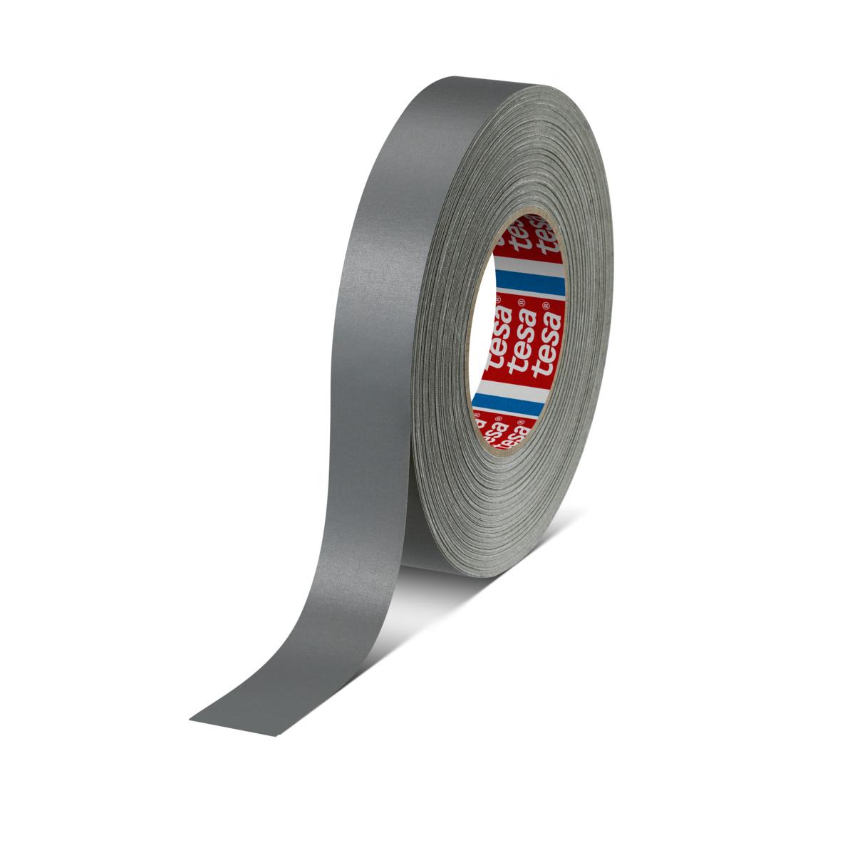 Tesa 4651 Panzerband, Acrylbeschichtetes Tuch Grau, 0.31mm x 25mm x 50m