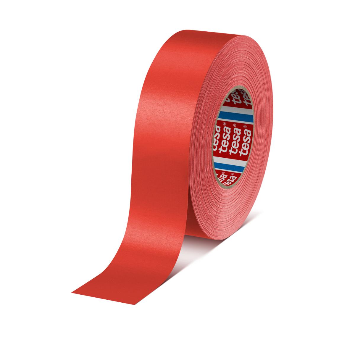 Produktfoto 1 von Tesa 4651 Panzerband, Acrylbeschichtetes Tuch Rot, 0.31mm x 50mm x 50m