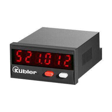 Produktfoto 1 von Kübler CODIX 521 Bidirektional Zähler LED-Display 6-stellig, Impulse, max. 60kHz, 10 → 30 V dc, 0,0001 →