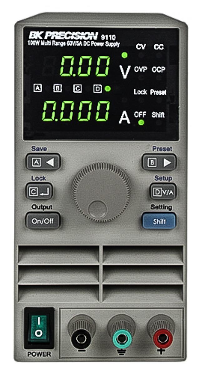 Produktfoto 1 von BK Precision BK9110 Digital Labornetzgerät 100W, 60V / 5A