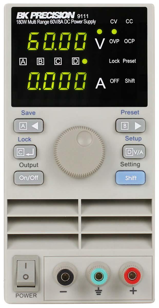 Produktfoto 1 von BK Precision BK9111 Digital Labornetzgerät 180W, 60V / 8A