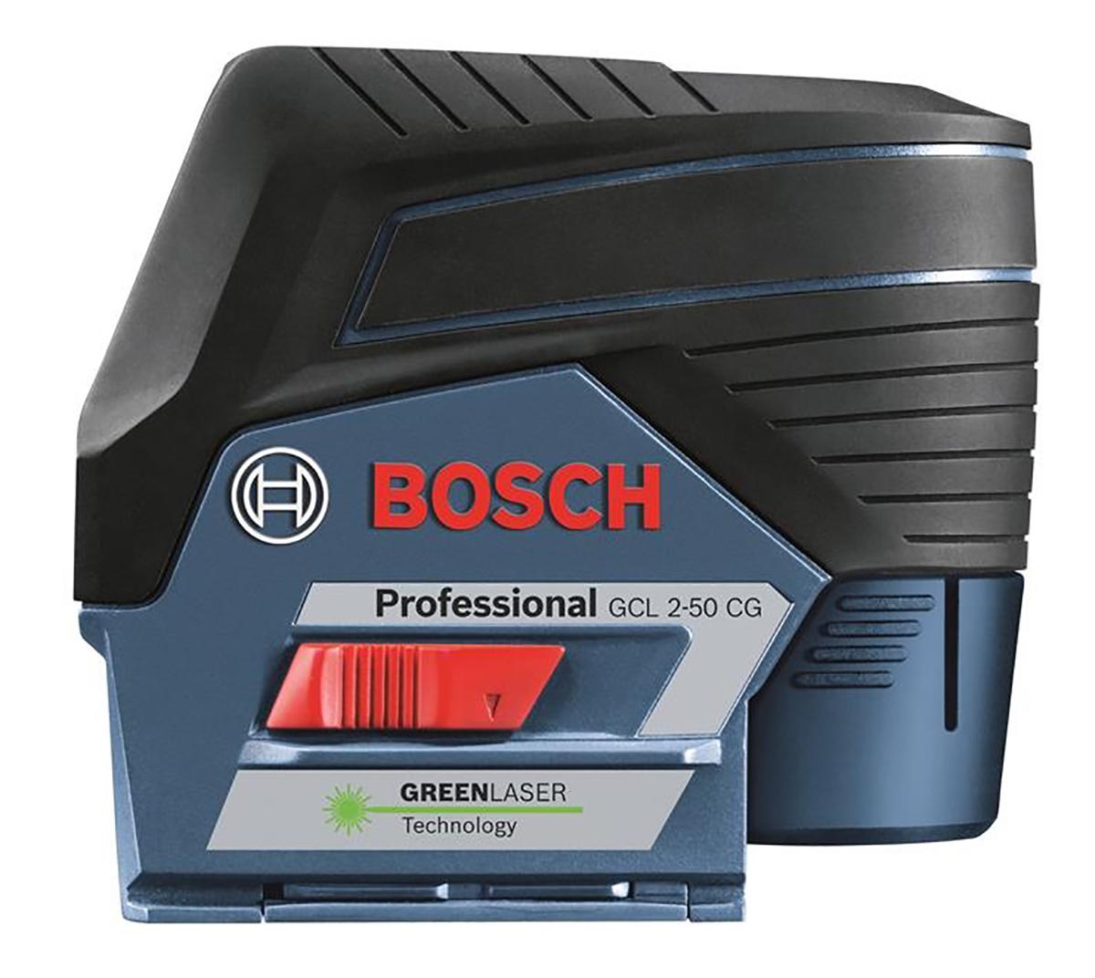 Produktfoto 1 von Bosch GCL 2-50 CG + RM2 Lasernivelliergerät selbstnivellierend Grün, Klasse 2