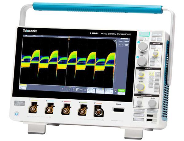 Produktfoto 1 von Tektronix MDO32 Mixed-Domain Oszilloskop, 2-Kanal Analog / 16-Kanal Digital, 1GHz, ISO-kalibriert