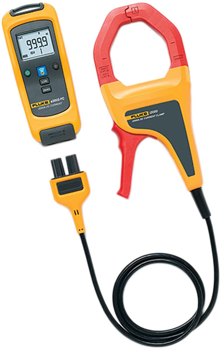 Fluke A3003FC Zangenmessgerät Gleichstrom CAT III, CAT IV / 2 kA dc, DKD/DAkkS-kalibriert