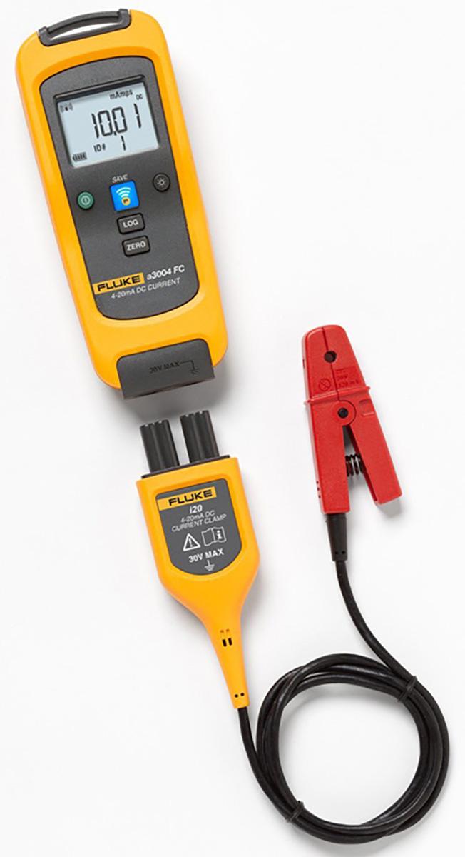 Fluke A3004FC Zangenmessgerät Gleichstrom / 20.99 mA dc, 99.9mA dc, ISO-kalibriert