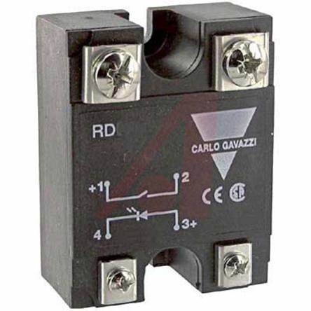 Carlo Gavazzi RA 24 Tafelmontage Halbleiterrelais mit Nulldurchgang 280 V ac / 25 A