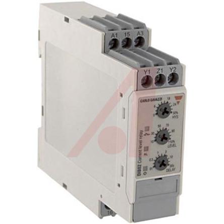 Produktfoto 1 von Carlo Gavazzi DIB02 Überwachungsrelais Maximal 4 V AC, 150 mV ac/dc 1-phasig, 1-poliger Wechsler Überstrom, Unterstrom