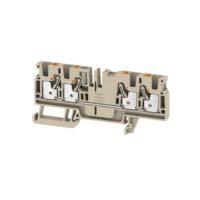 Produktfoto 1 von Weidmüller A Reihenklemmenblock Einfach Beige, 4mm², 800 V