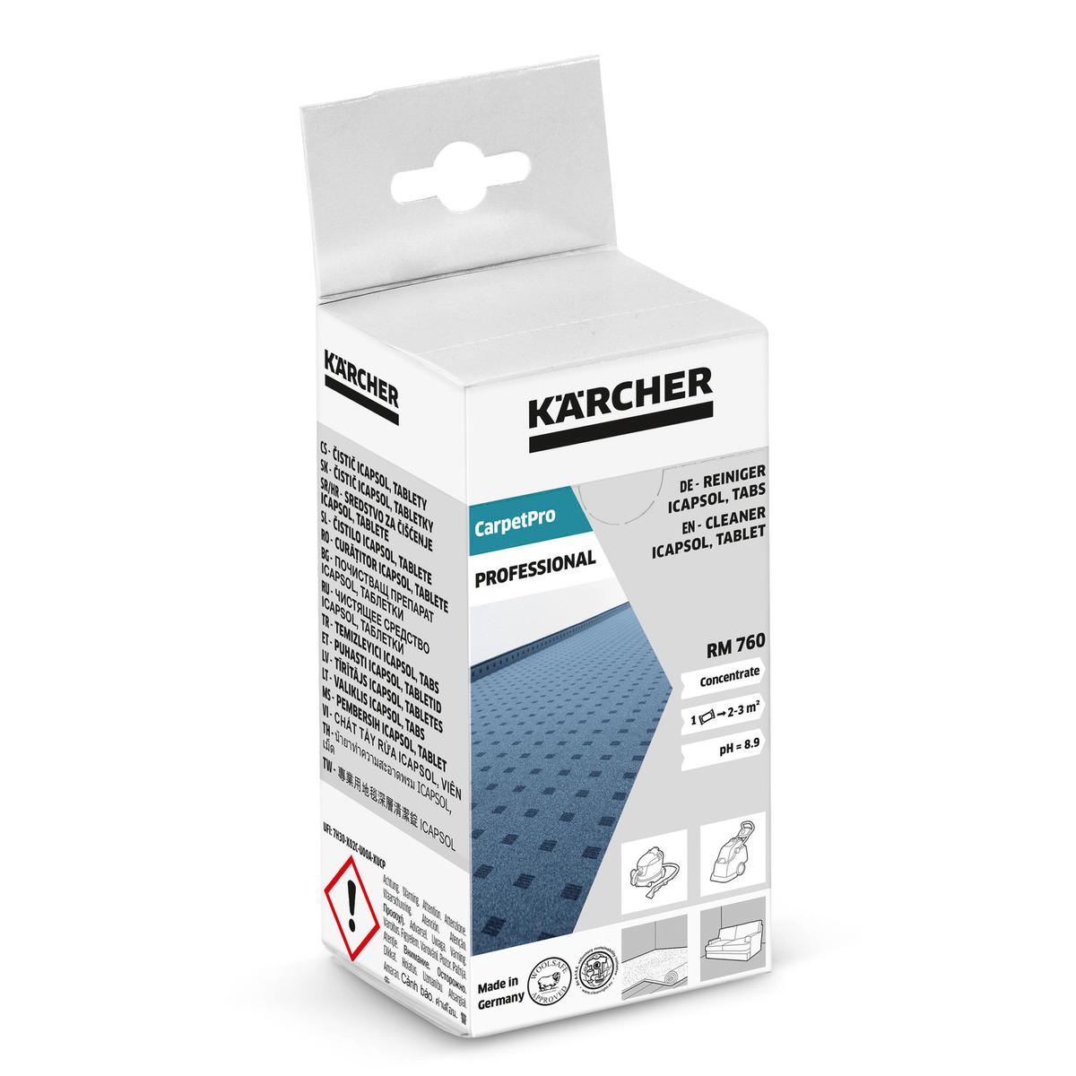 Produktfoto 1 von Kärcher CarpetPro Cleaner iCapsol RM 760 Teppichreiniger, Karton, 300 g