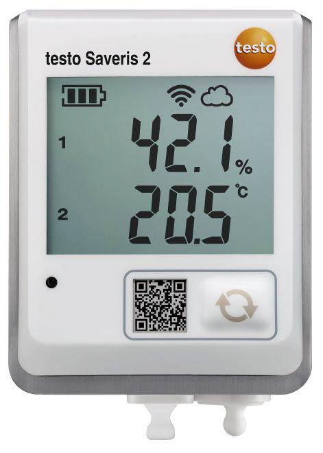 Testo 2-Kanal Feuchtigkeit, Temperatur Datenlogger, -30°C → +50°C, Sensor NTC