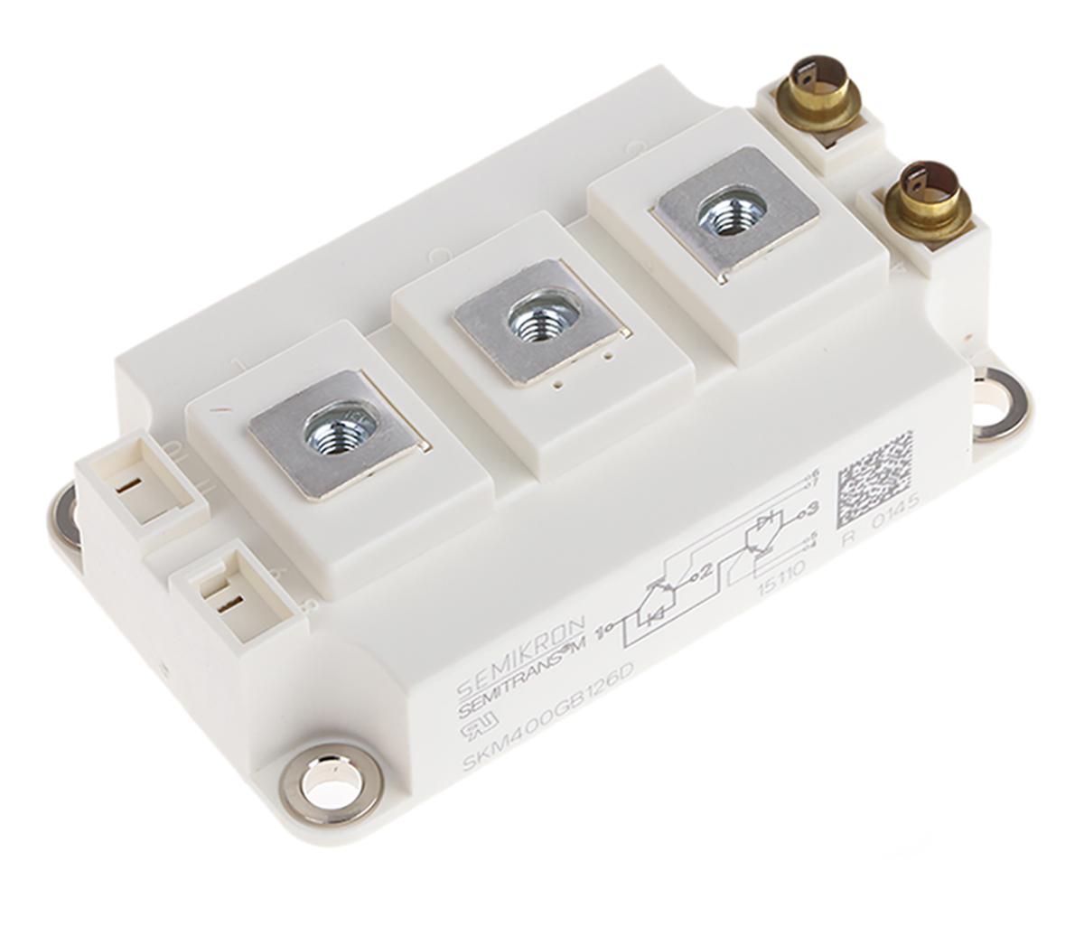 Produktfoto 1 von Semikron IGBT-Modul / 470 A ±20V max., 1200 V, 7-Pin SEMITRANS3 N-Kanal