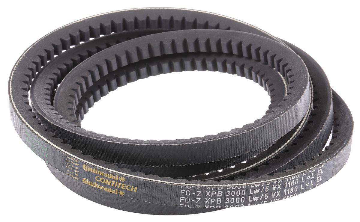 Produktfoto 1 von Contitech CONTI FO-Z Gummi Antriebsriemen, XPB-Profil 16.3mm x 13mm x 3000mm, Scheiben-Ø 100mm