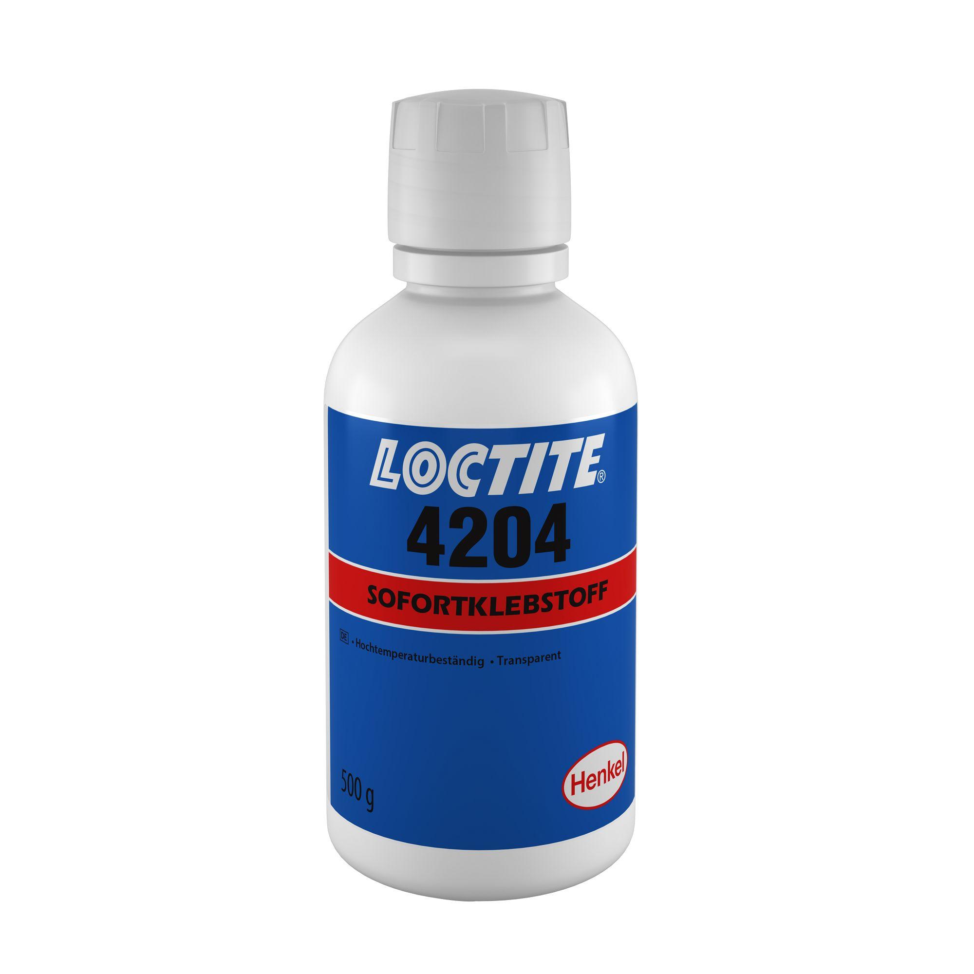 Produktfoto 1 von Loctite 4204 Cyanacrylat-Sekundenkleber Cyanacrylat Flüssig x 0.2mm 500 g