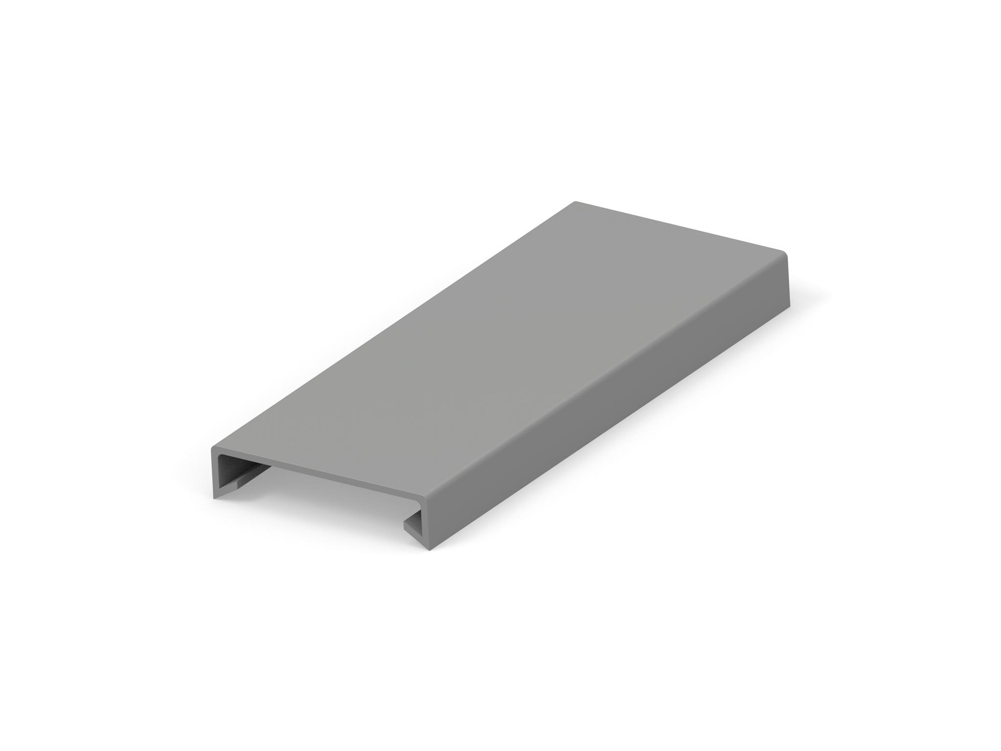 Produktfoto 1 von Entrelec Kabelkanal Zubehör, Typ Kabelkanalabdeckung, PVC, 40 x 9.3mm