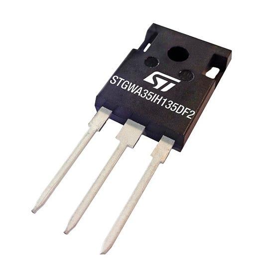 Produktfoto 1 von STMicroelectronics IGBT / 35 A ±20V max. , 1350 V 416 W, 3-Pin TO-247 Bidirektional-Kanal