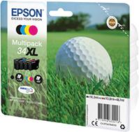 Epson C13T34764010 Druckerpatrone für Epson Patrone Mehrfarbig 4 Stk./Pack Seitenertrag 950