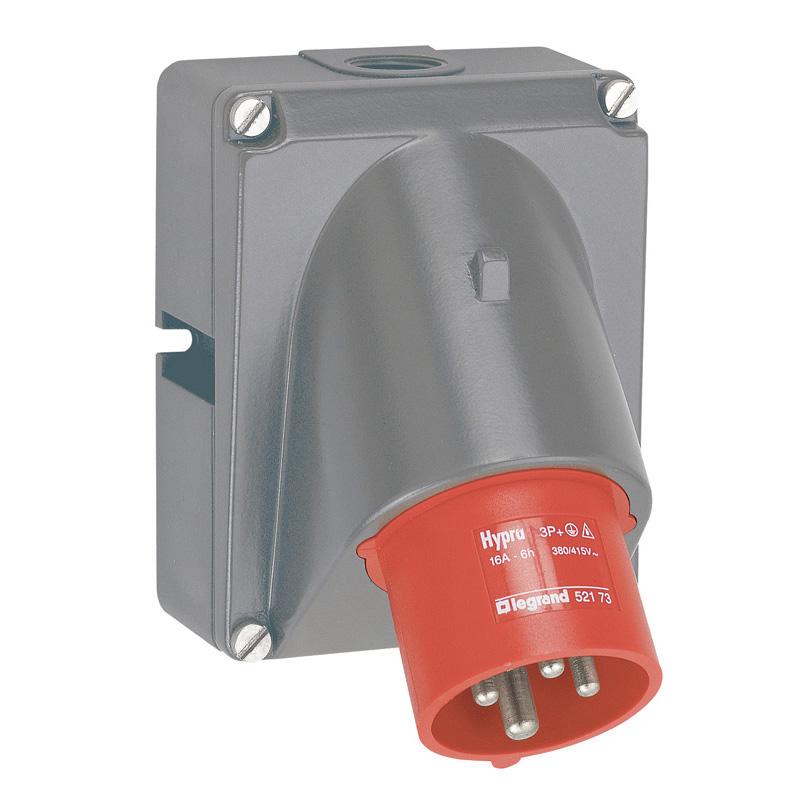 Produktfoto 1 von Legrand Leistungssteckverbinder Stecker 3P + N + E, 380 → 415 V / 16A IP44