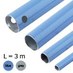 Produktfoto 1 von Transair Aluminium Druckluftrohr, 16 bar, 16.5mm, 3m, +85°C max., Blau