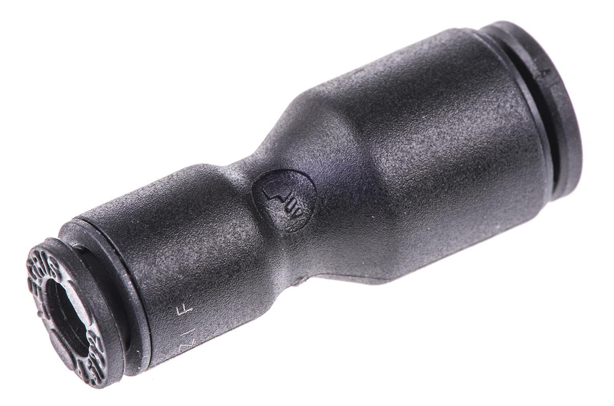 Legris LF3000 Gerader Einsteckadapter, Rohr-zu-Rohr, Nylon glasfaserverstärkt, 20 bar