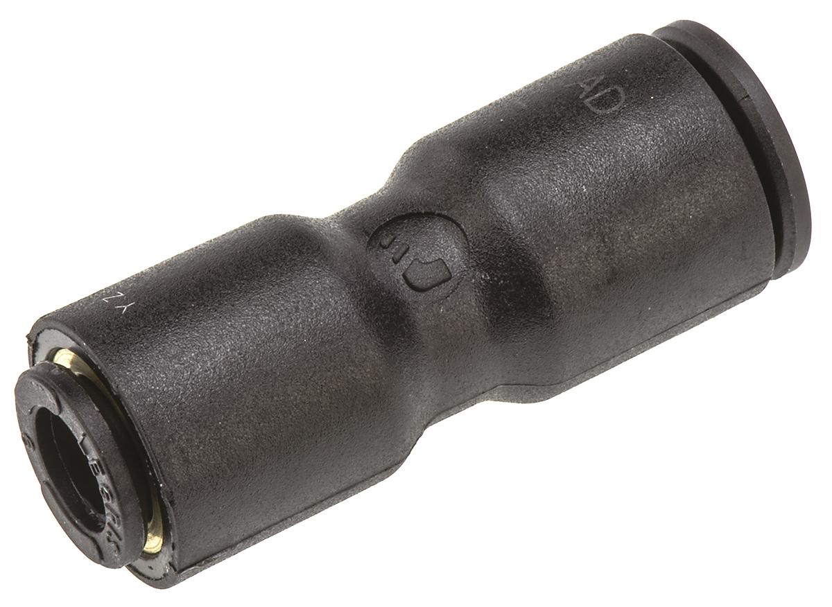 Legris LF3000 Gerader Einsteckadapter, Rohr-zu-Rohr, Nylon glasfaserverstärkt, 20 bar